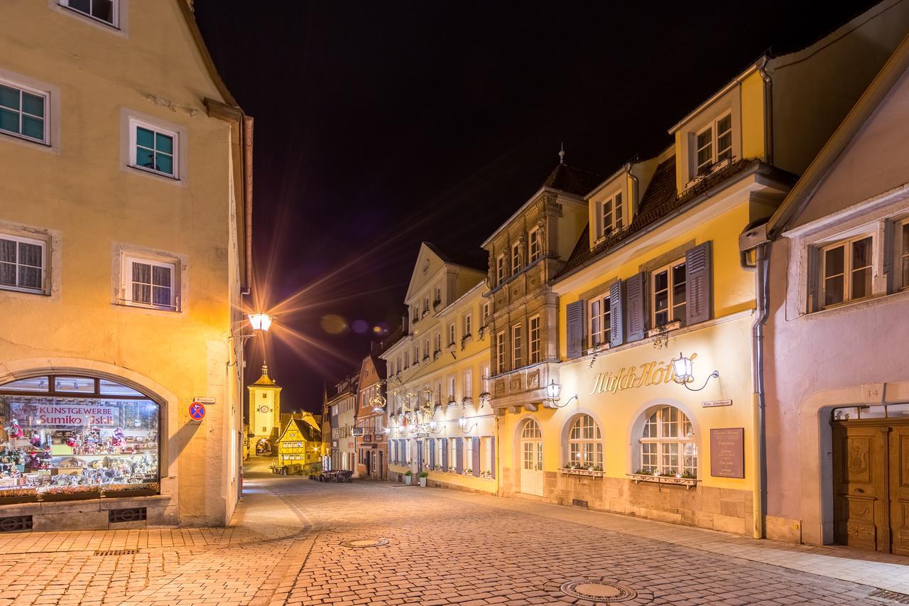 Historik Hotel Goldener Hirsch Rothenburg Rothenburg ob der Tauber Eksteriør billede